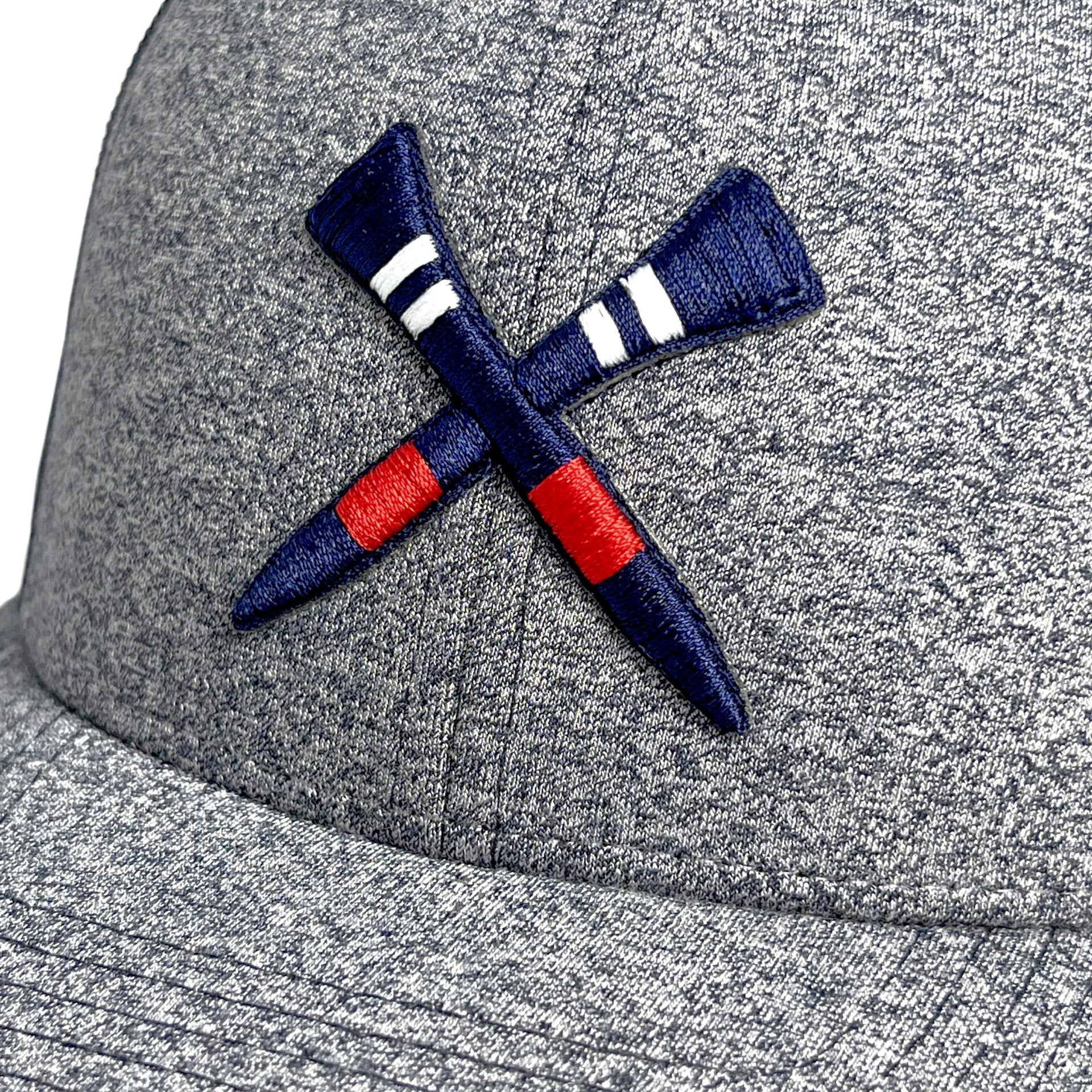 "The Cross Tees", Navy Heather Snap-Back