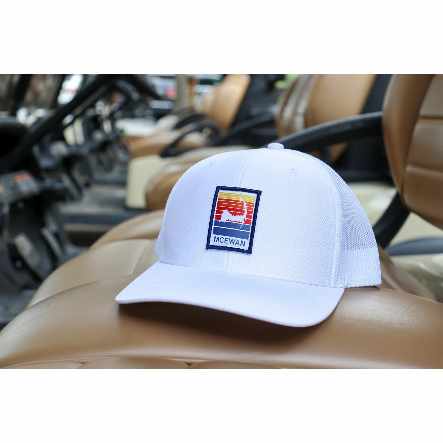 White "Cape Golf" Snap-Back