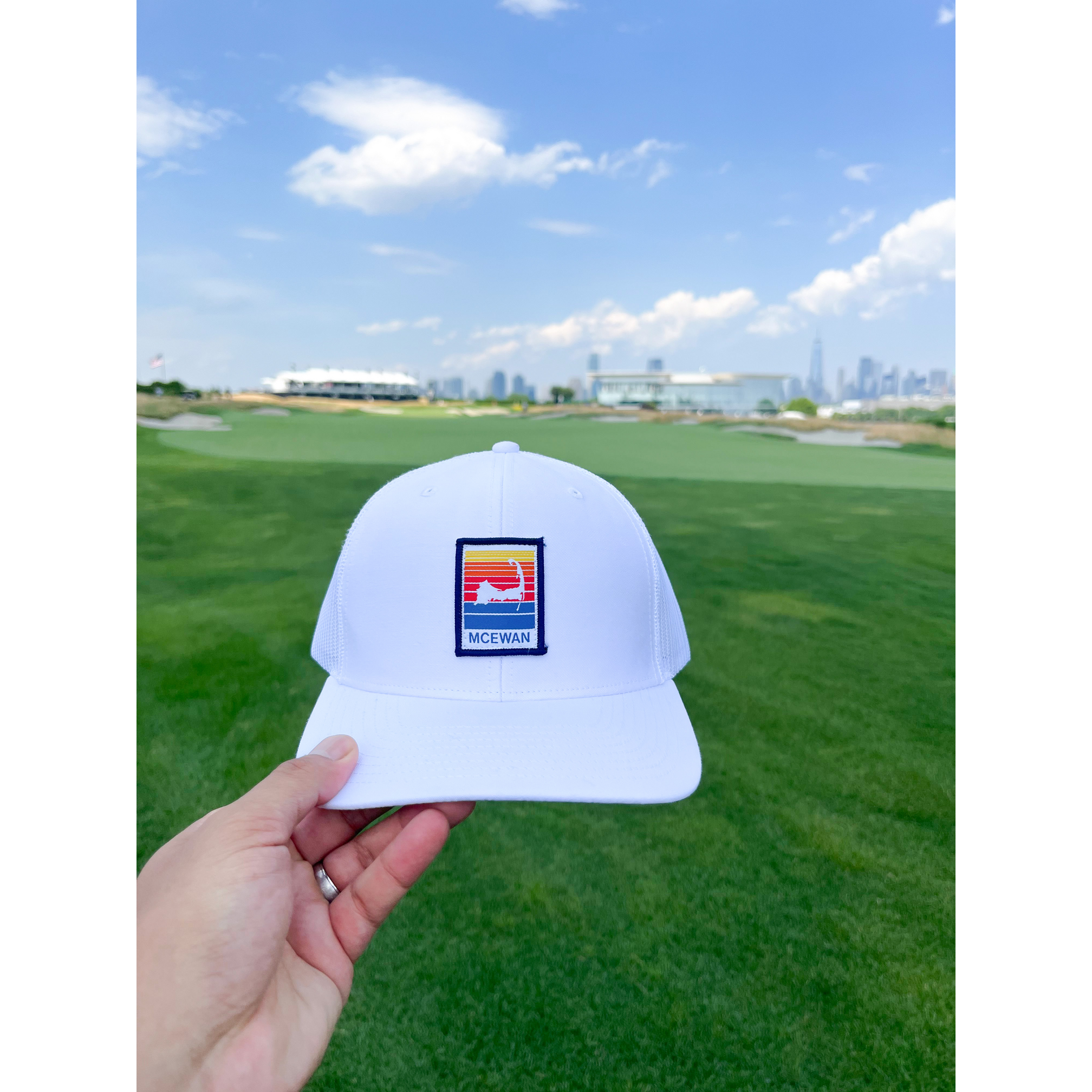 White "Cape Golf" Snap-Back
